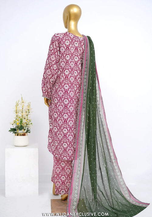 Bin Saeed Stitched Exclusive Printed Lawn Vol-09 Collection – 2026 (D-01)