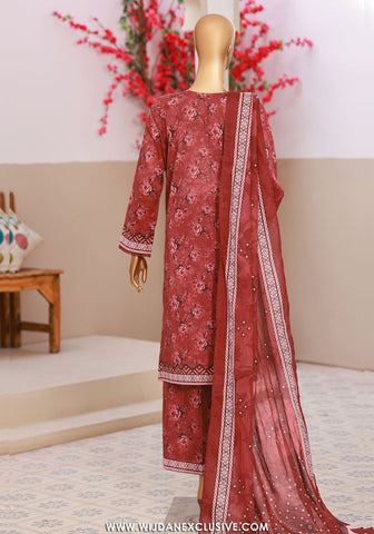 Elegant by HZ Textile | Unstitched Embroidered Lawn Collection - 2026 EC-1011