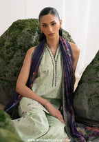 Nysa by Seran | Unstitched Printed & Embroidered Cambric Collection'26 (CELADON)