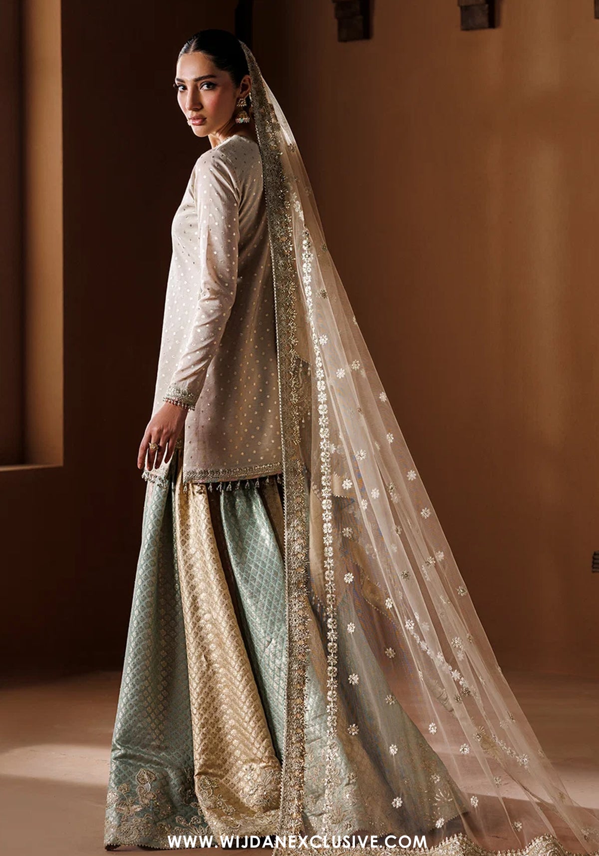 Baroque Unstitched Embroidered Chiffon Collection - 2026 (UF-4435)