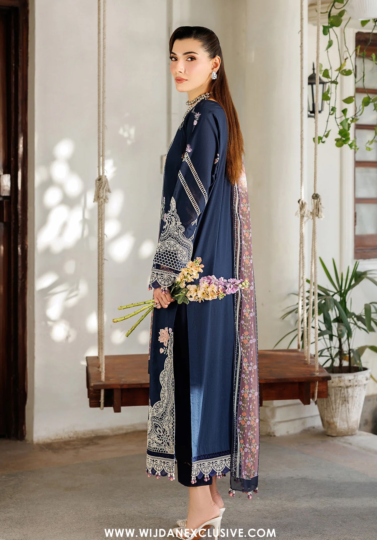 Alizeh Unstitched Embroidered Eid Festive Lawn Collection - 2026 (CAROL)