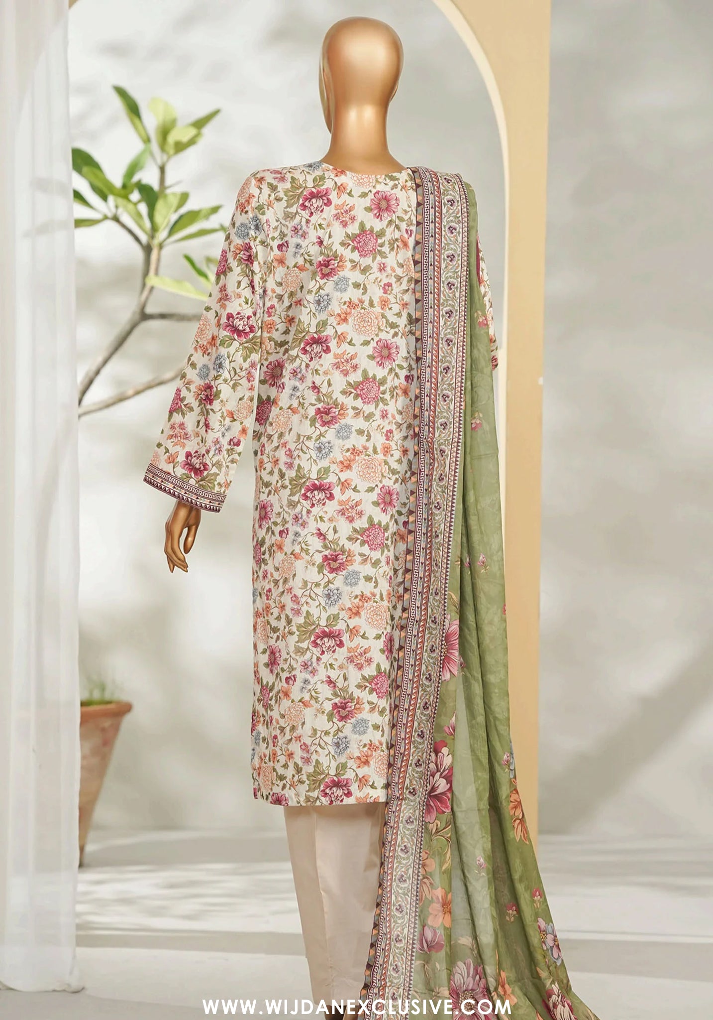 Bin Saeed Stitched Exclusive Printed Lawn Vol-IV Collection - 2026 (D-01)