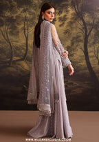 Baroque Unstitched Embroidered Chiffon Silk Collection - 2026 (UF-4379)