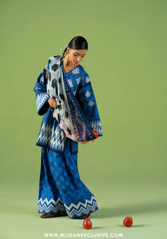 Joolie Prints Unstitched Cambric Collection - 2025 by Saira Rizwan (CITY BLOOM)