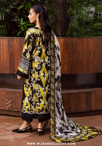 Nureh Unstitched Signature Printed Linen Collection - 2025 SP-168