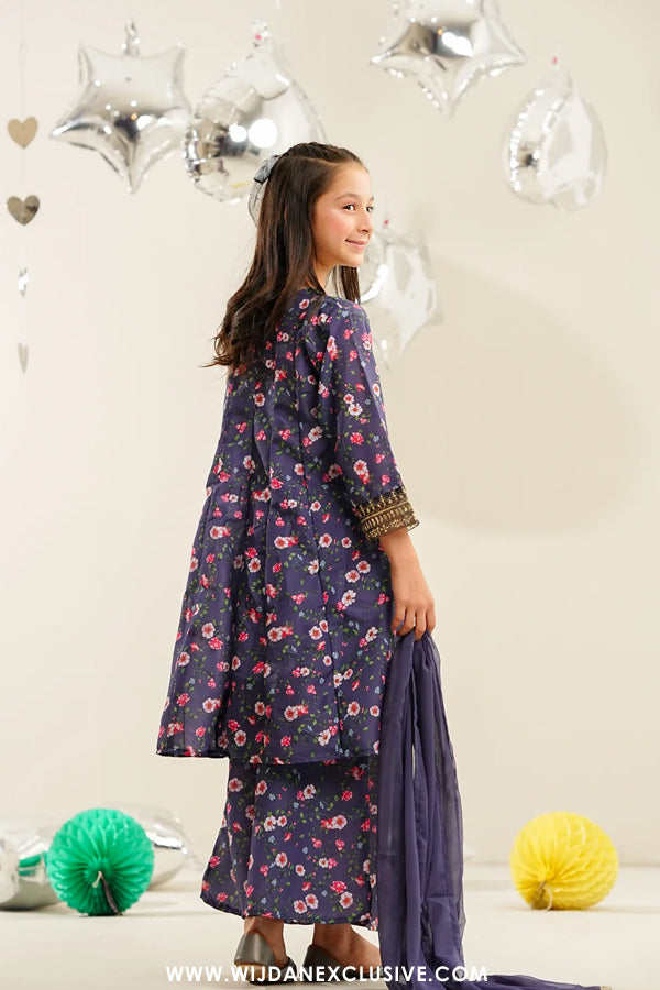 Cinderella by Shanzey Kids | Stitched Signature Kids Collection – 2026 (D-01)