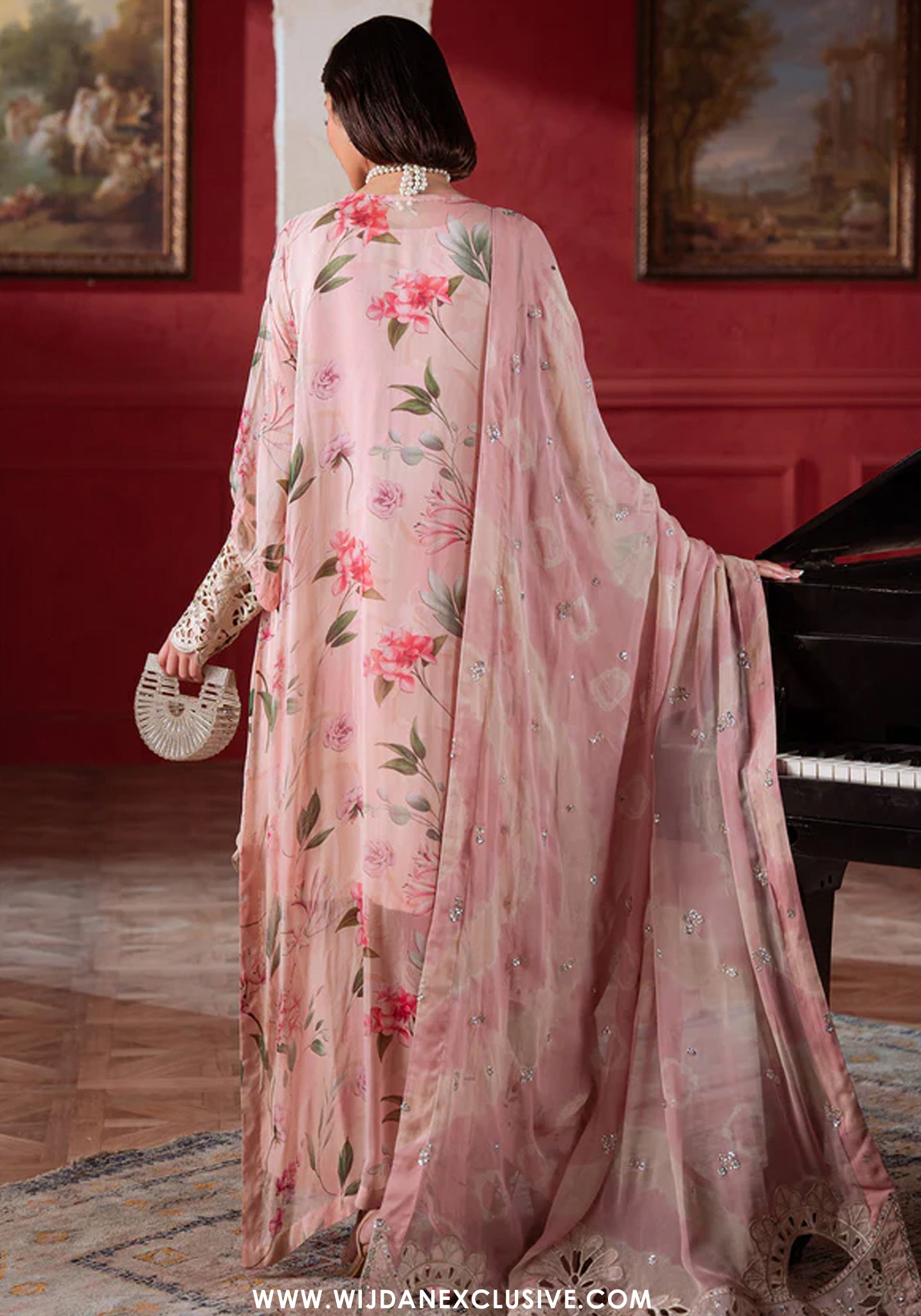 Amaya by Nureh  | Unstitched Embroidered Luxury Formal Chiffon Collection - 2026 (AM-38)