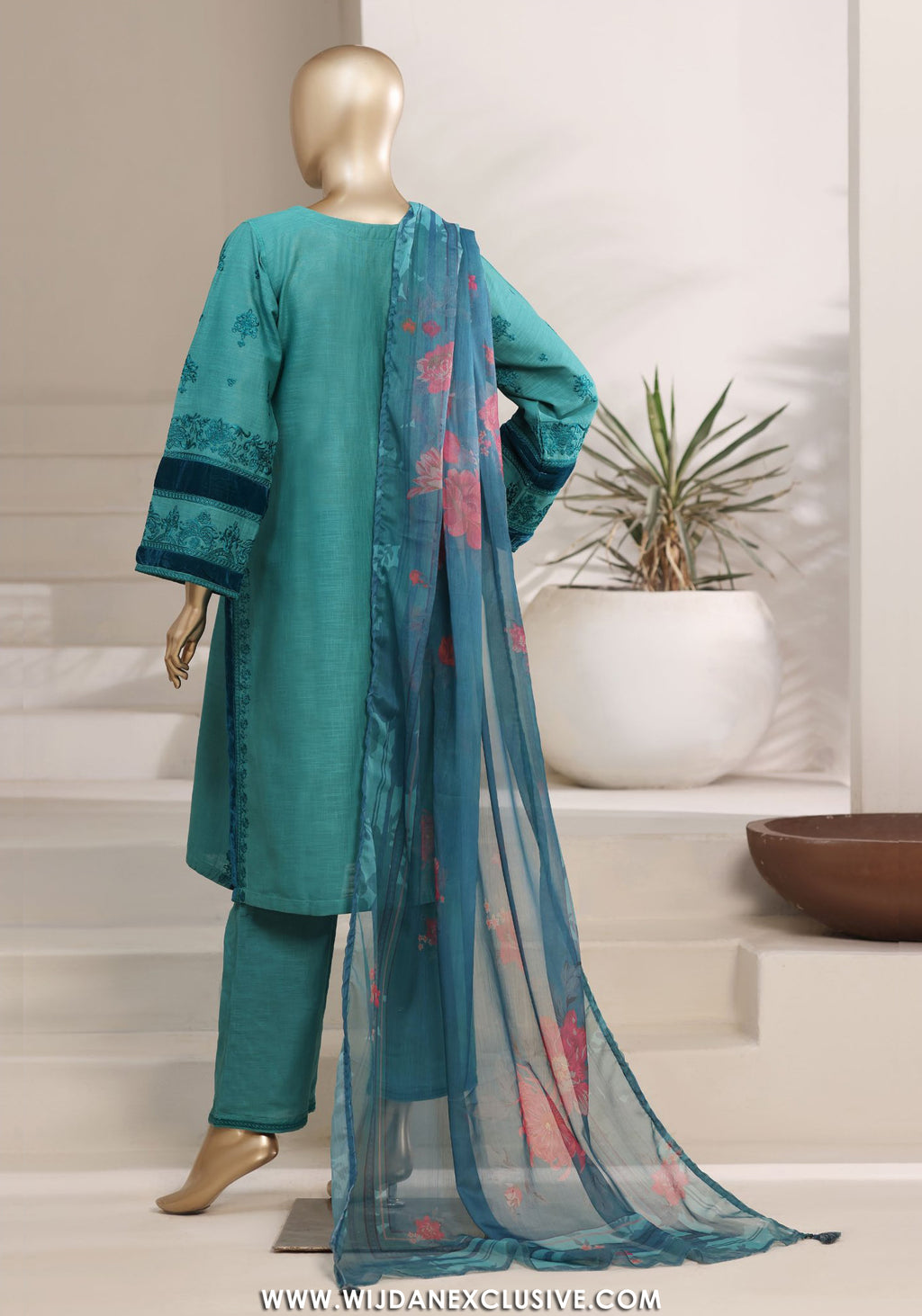 Sadabahar Stitched 3PC Festive Embroidered Cotton Co-Ords Collection - 2026 SB26FEC-01