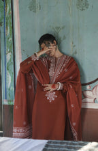 Before Sunset by Casual Lite | Stitched Embroidered Cotton Lawn Collection - 2026 (D-01)