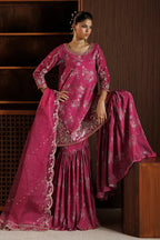 Riwayat by Esra | Stitched 3pc Embroidered Silk Collection - 2026 (SL-17)