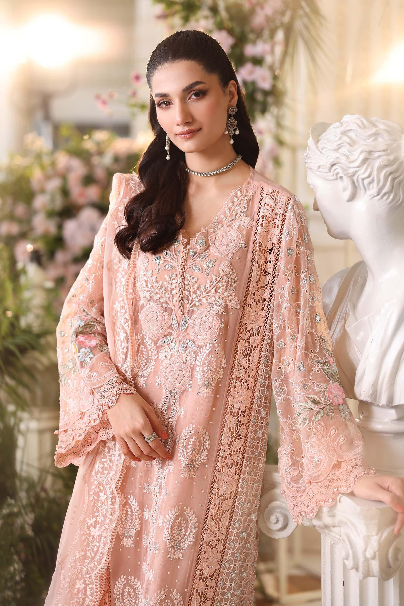 Tea Affair by Maria.B | Unstitched Formal Embroidered Chiffon Collection - 2026 (D-04)