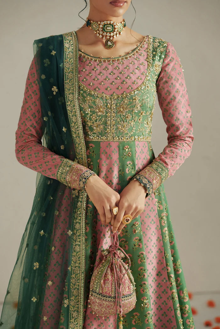 Vera Unstitched Embroidered Festive Formal Collection'26 (Rang Multicolor Anarkali Set)
