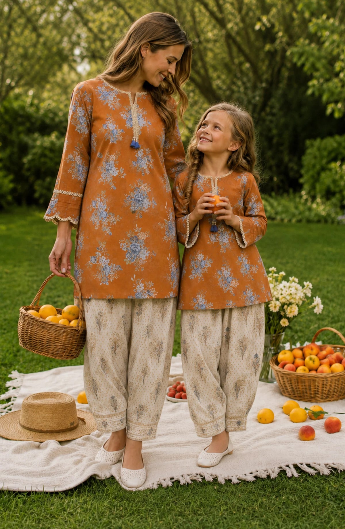 Parchhai by Amna Khadija | Pret Mom & Me 2pc Printed Collection'26 (D-1A)