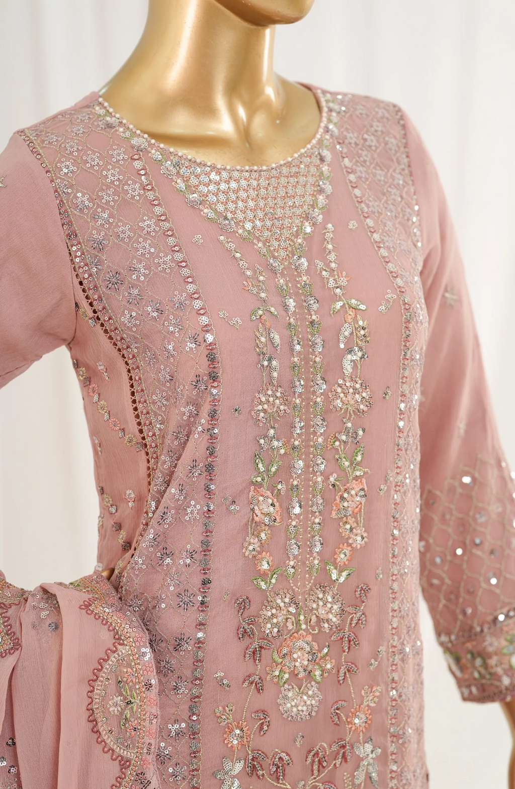 Afsanay by Sadabahar | Stitched Luxury Chiffon Vol-03 Collection'26 (D-01)