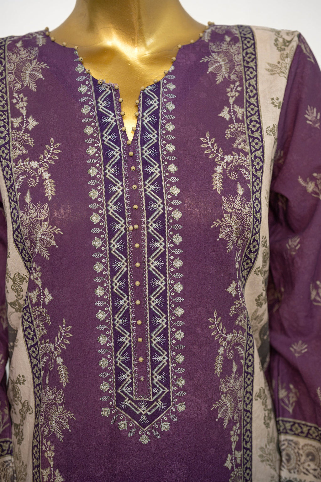 Bin Saeed Stitched Exclusive Printed Lawn Vol-08 Collection – 2026 (D-01)
