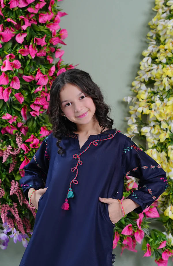 Aloo Meeru Hammi by Amna Khadia | Stitched Kids 2pc Cotton Eid Collection - 2026 (D-06)