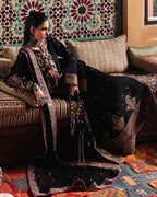 Nuvera by Mushq | Unstitched Embroidered Raw Silk Formal Collection'26 (CARMINE JEWEL)
