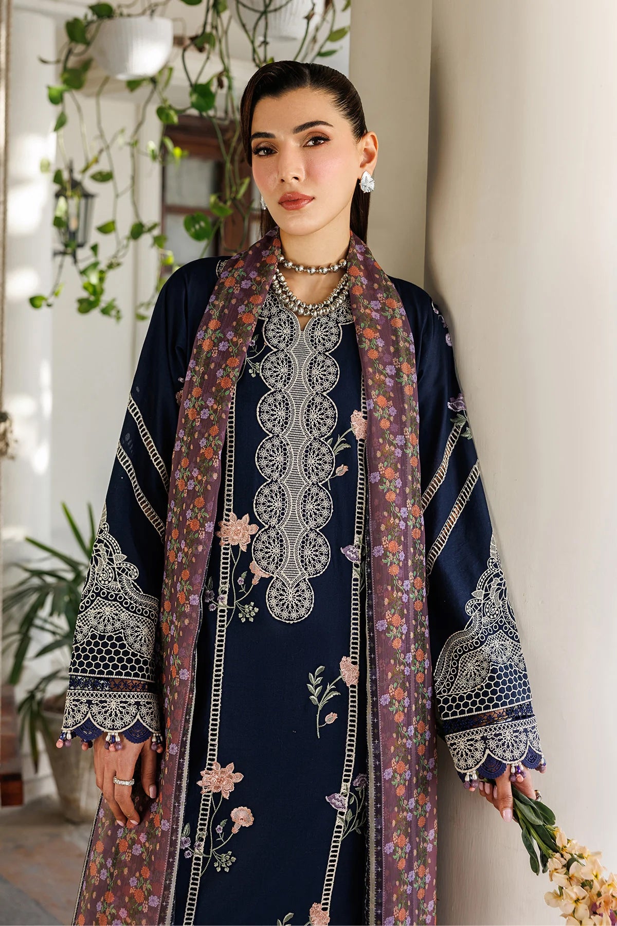 Alizeh Unstitched Embroidered Eid Festive Lawn Collection - 2026 (CAROL)