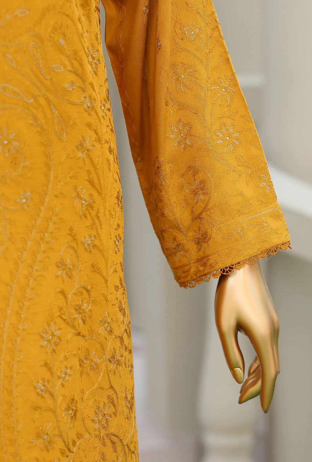 Royel Needleuork by HZ Textile | Unstitched Velevet Embroidered Collection'26 (D-01)