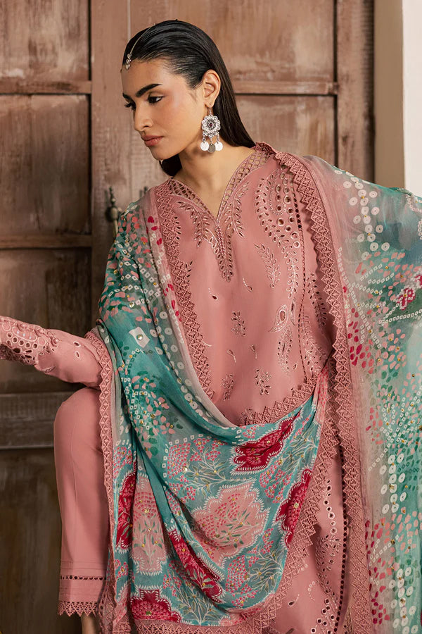Bazaar by Nureh | Unstitched Embroidered Lawn Collection - 2026 (NE-252)