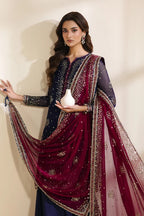 Meraki by Zarif | Unstitched Embroidered Chiffon Formal Collection - 2026 (SABLE)