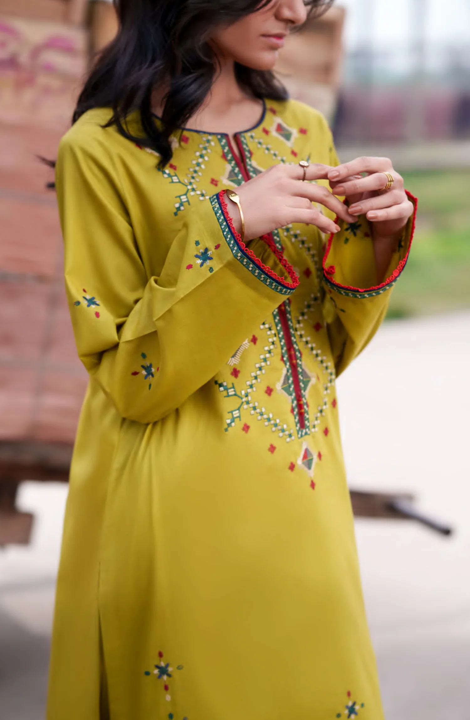 Safarnama by Casual Lite | Stitched Embroidered Lawn Collection - 2026 (D-01)