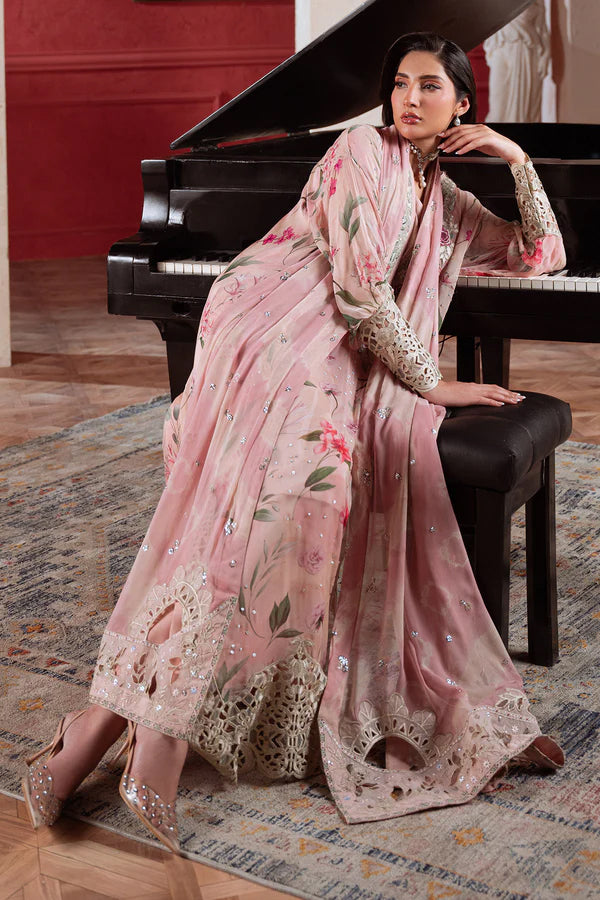 Amaya by Nureh  | Unstitched Embroidered Luxury Formal Chiffon Collection - 2026 (AM-38)