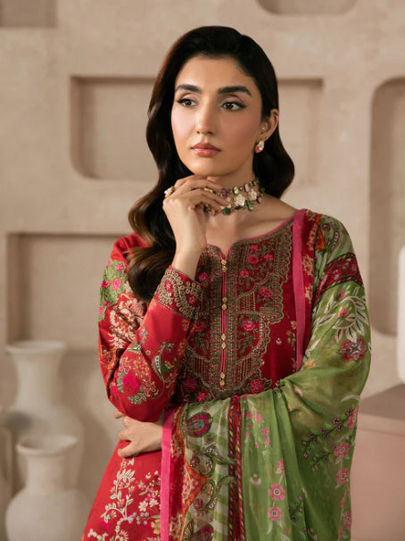 Syra by Gulaal | Unstitched Printed & Embroidered Lawn Collection - 2026 (NAEL)