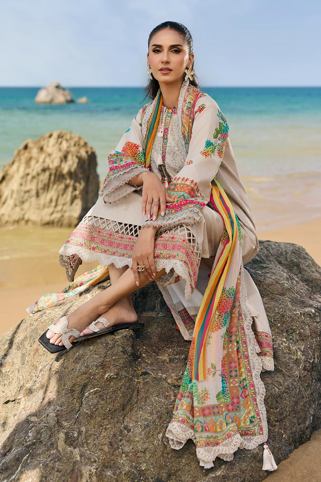 Sunshine by Charizma | Unstitched Embroidered Lawn Vol-02 Collection - 2026 (CSN6-10)