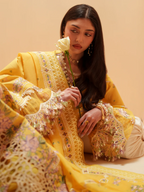 Mashriq by Bin Ilyas | Unstitched Luxury Lawn Collection - 2026 (D-111-A)