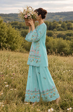 Fairy Meadows by Amna Khadija | Stitched Cotton Co-ord Set Collection - 2026 (D-01)