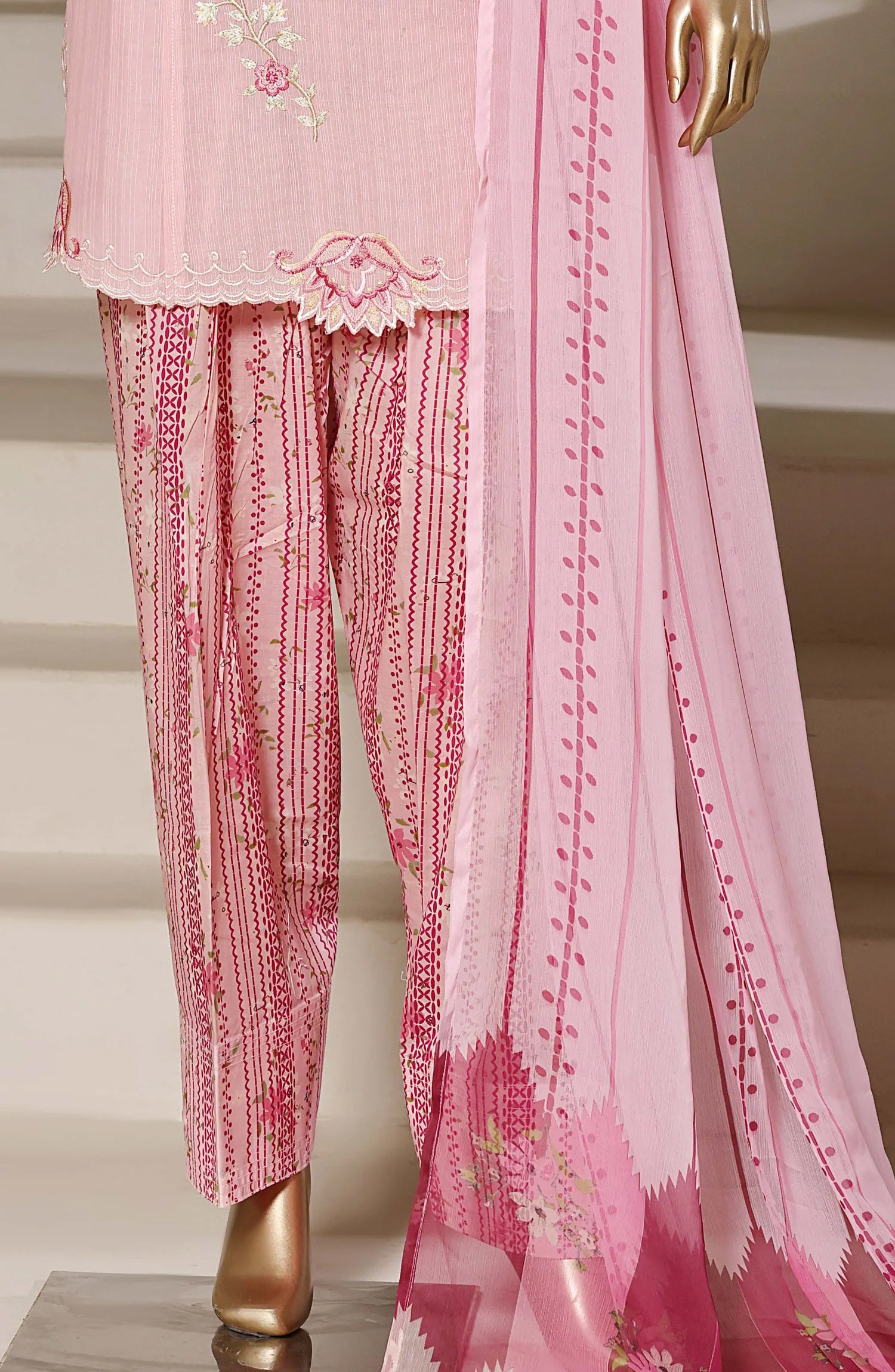 Eclair by Sadabahar | Stitched 3pc Embroidered Lawn Vol-02 Collection - 2026 (D-01)