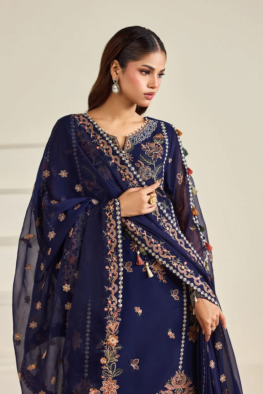 Dhaagay by Alizeh | Unstitched Embroidered Chiffon Formal Vol-05 Collection'26 (ANVAH)