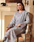 Aangan by Ramsha | Unstitched Rawsilk Vol-II Formal Collection - 2025 AA-209