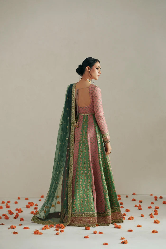 Vera Unstitched Embroidered Festive Formal Collection'26 (Rang Multicolor Anarkali Set)