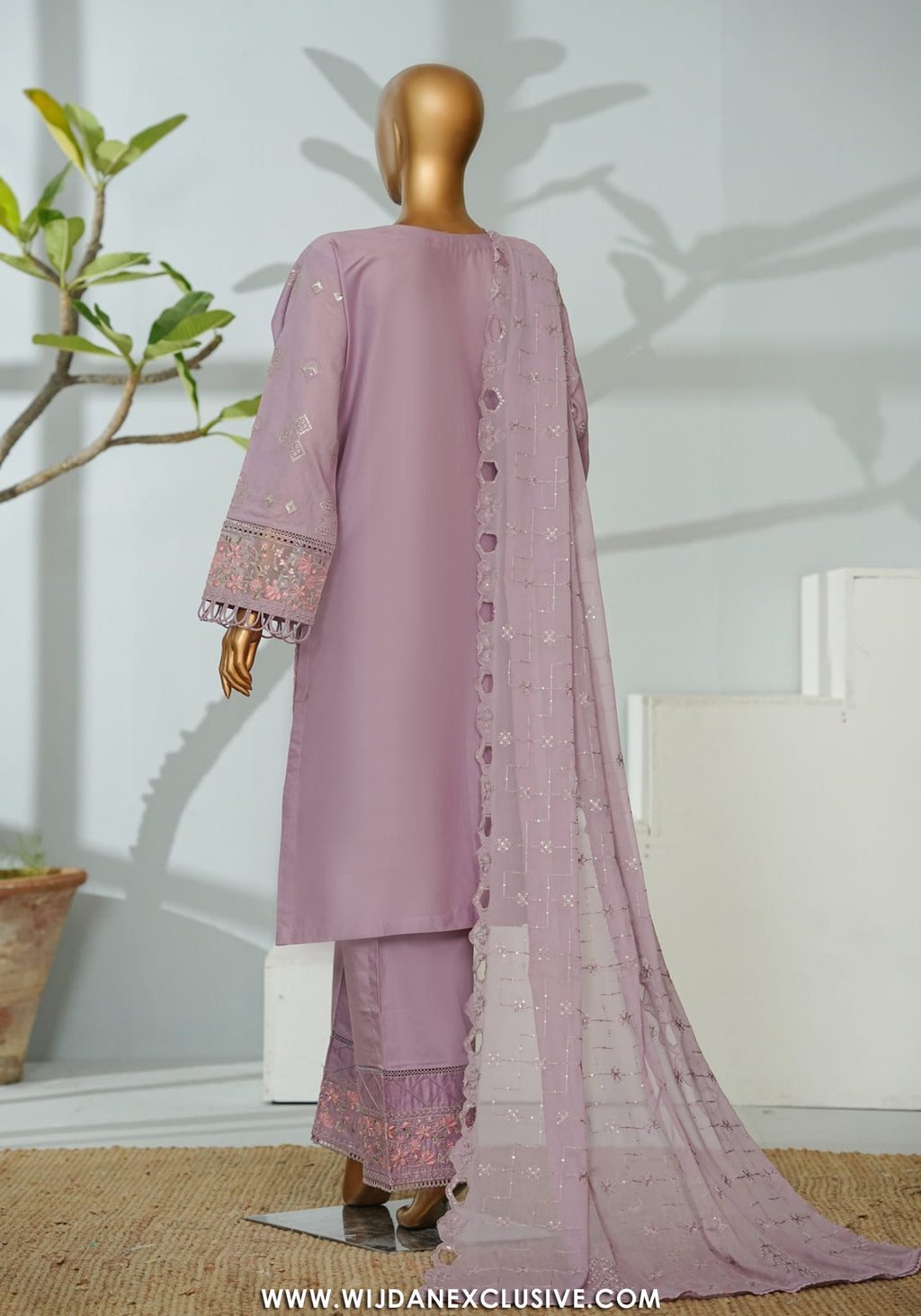 Bin Saeed Stitched Luxury Embroidered 3PC Collection - 2026 BSLE26-020