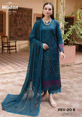 Aangan Un-Stitched Embroidered Viscose Collection'24 by Marjjan PEV-20B