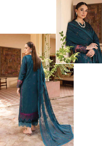 Aangan Un-Stitched Embroidered Viscose Collection'24 by Marjjan PEV-20B