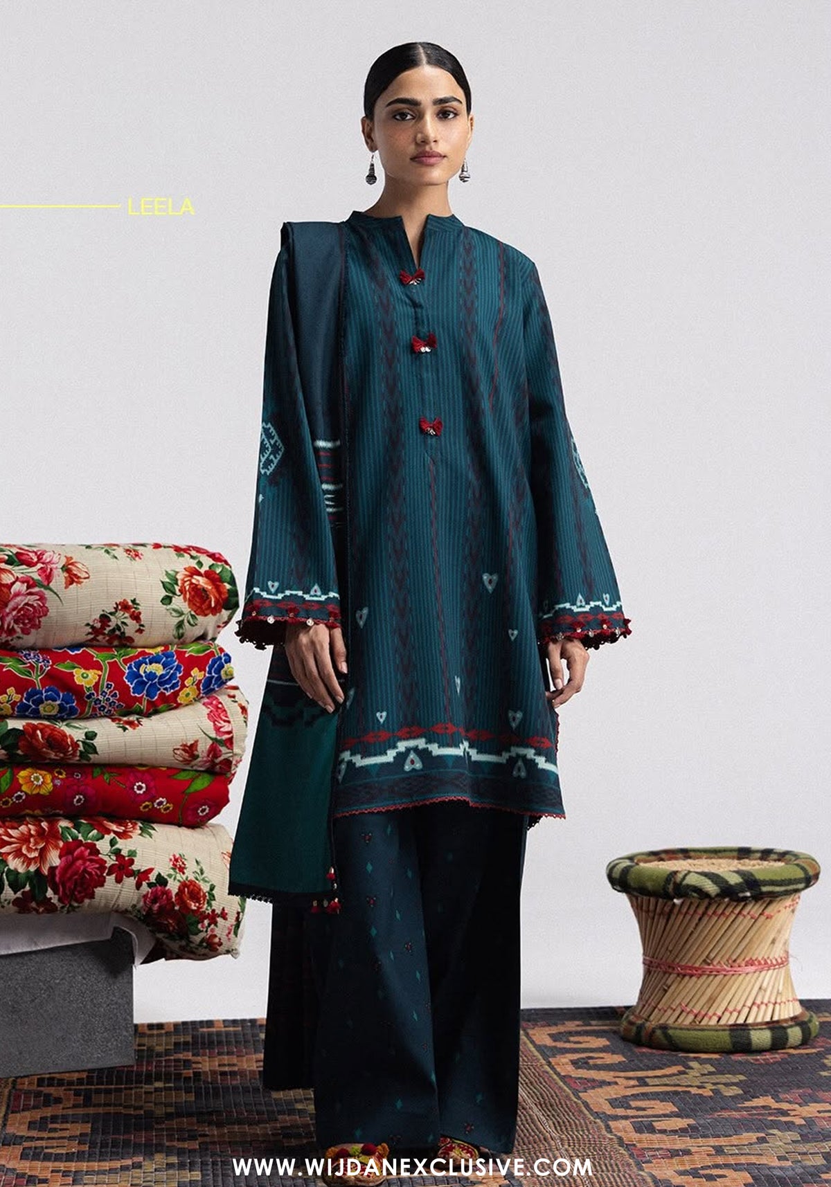 Coco Print's Unstitched Linen Collection - 2026 (D-10B)
