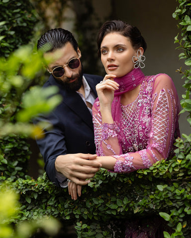 Mushq Unstitched Inception Hemline Wedding - 2025 (SWEET NOVEMBER)