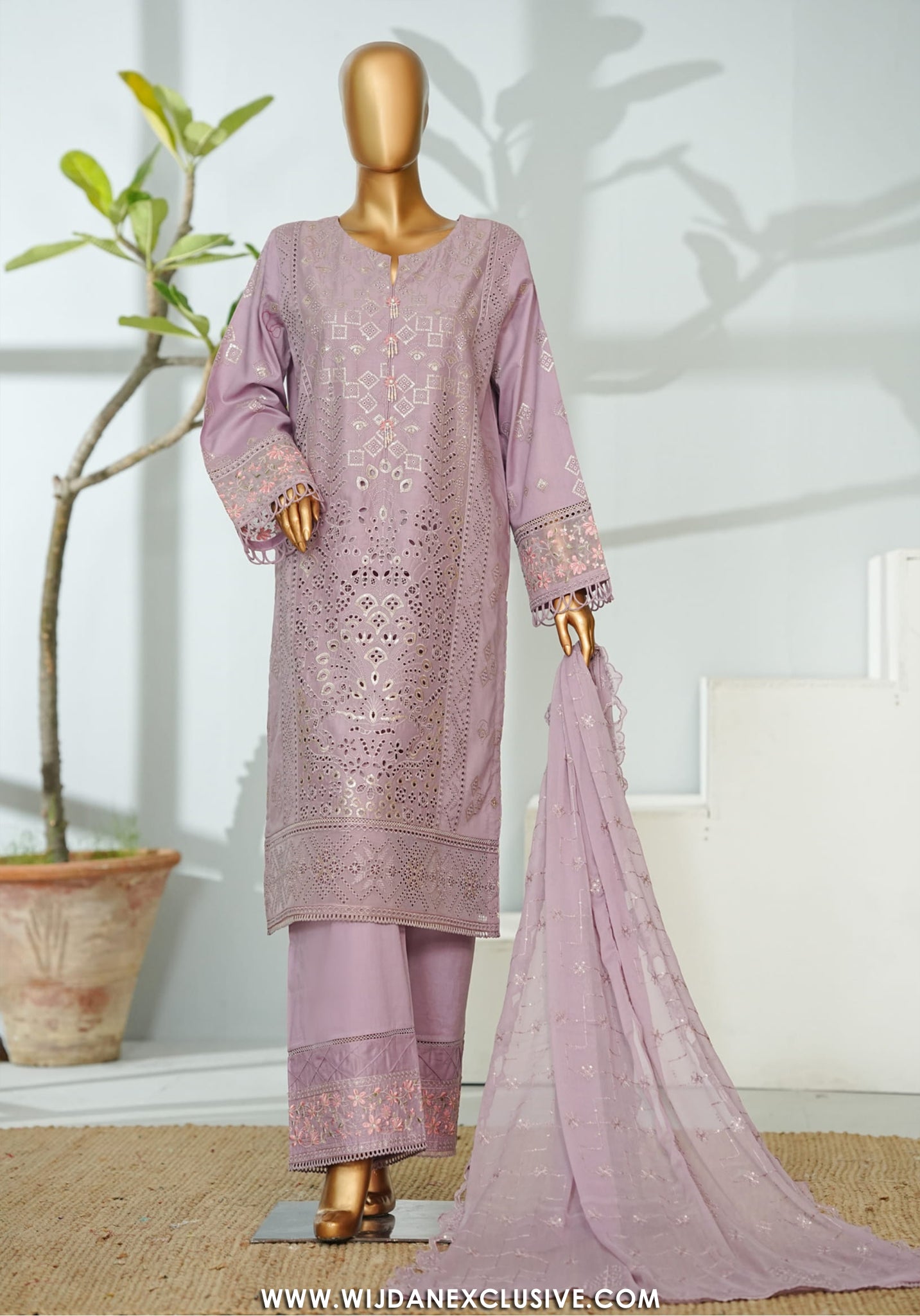 Bin Saeed Stitched Luxury Embroidered 3PC Collection - 2026 BSLE26-020