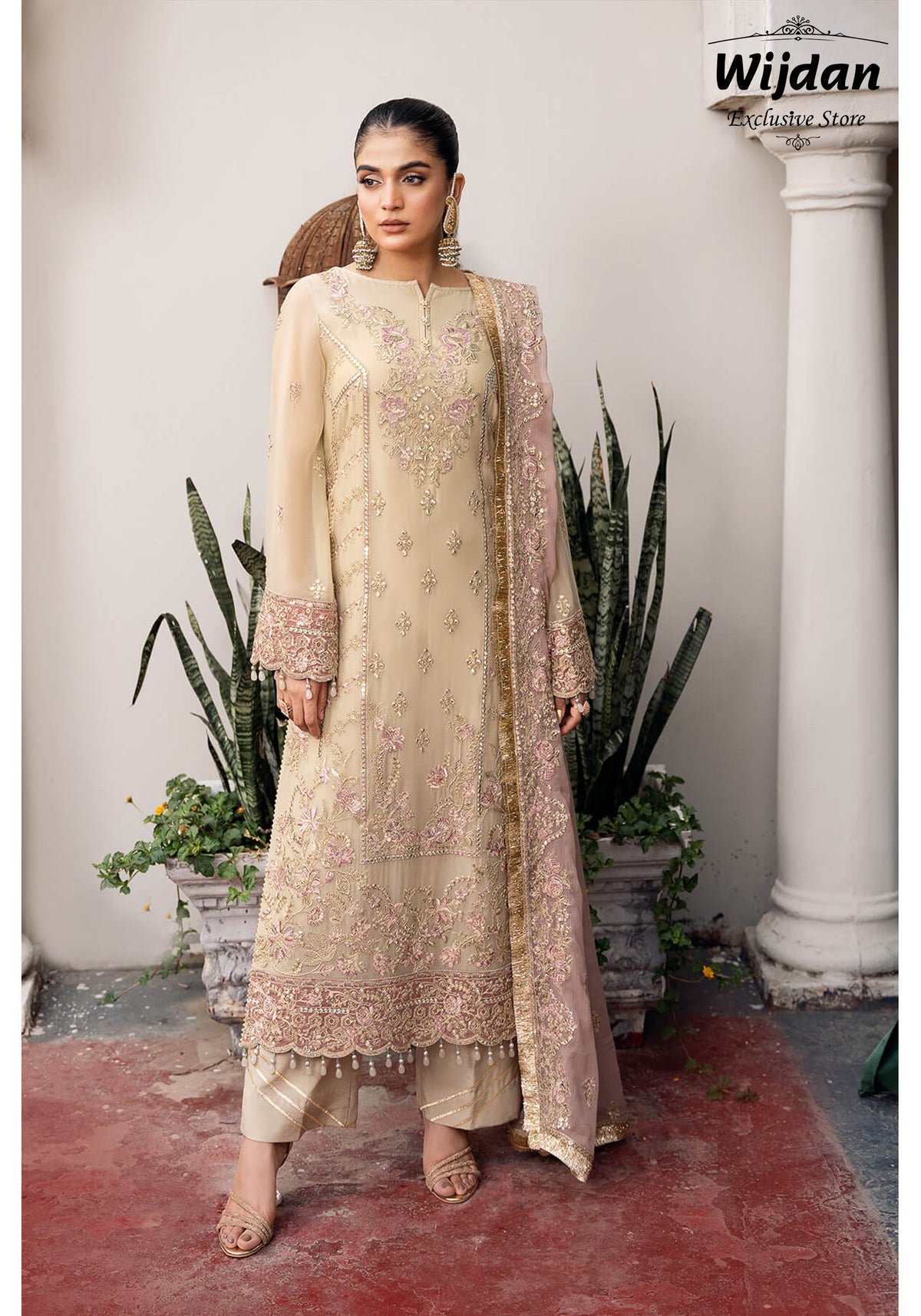 Sitarah Luxury Chiffon Collection'24 by Imrozia Serene I-217 Sohana