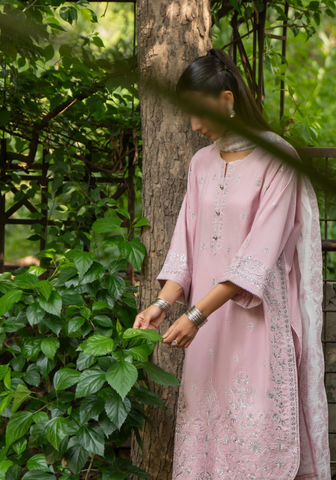 Rua by Casual Lite | Stitched Pre Fall Linen Drop-II Collection - 2025 (BLUSH POEM)