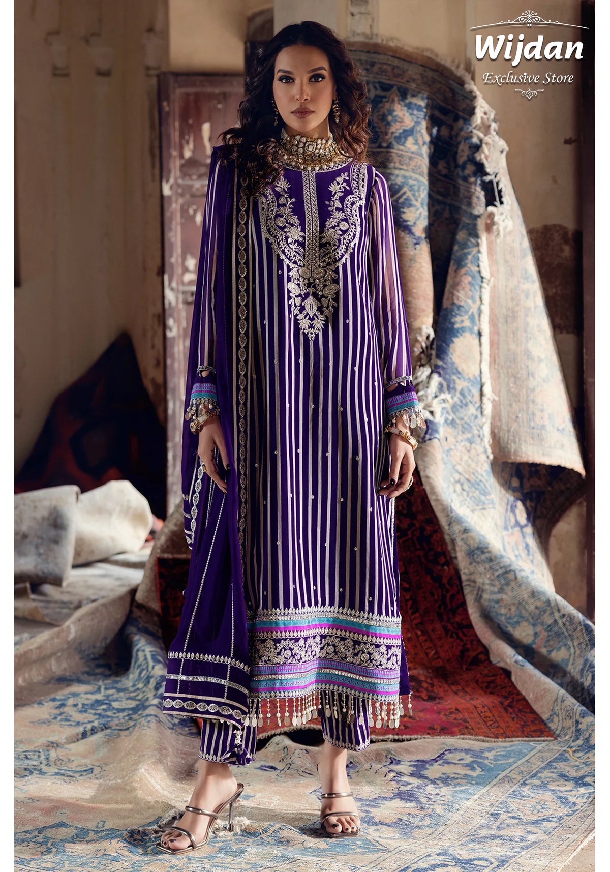 Vasal Luxury Chiffon Collection'25 Vol-03 by Charizma VSL5-21