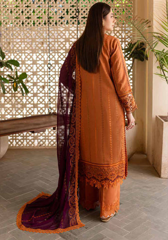 Aangan Un-Stitched Embroidered Viscose Collection'24 by Marjjan PEV-23B