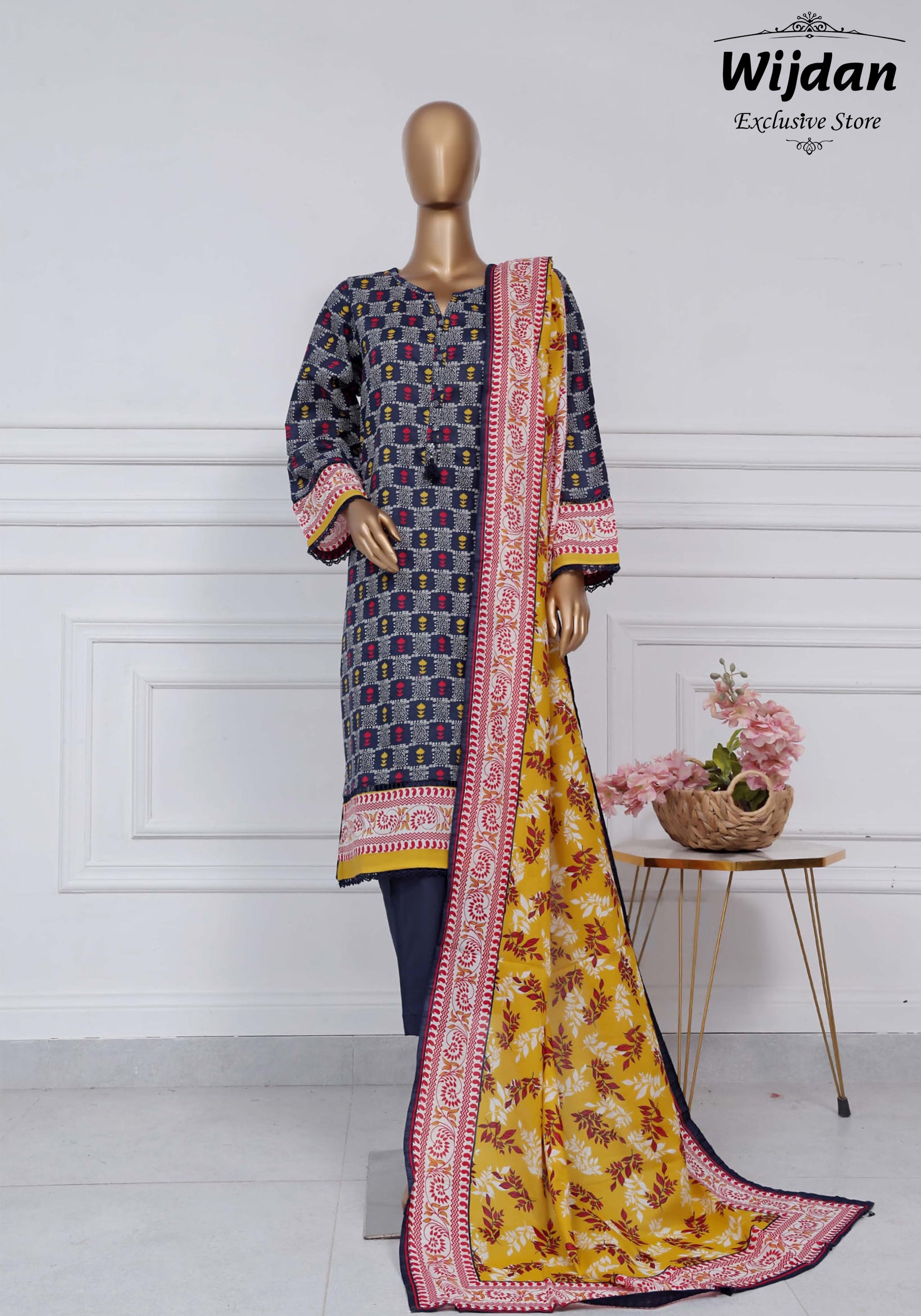 Sadabahar Printed Lawn Collection'25 Vol-02 D-24