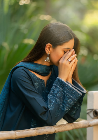 Rua by Casual Lite | Stitched Pre Fall Linen Drop-II Collection - 2025 (TEAL MIRAGE)