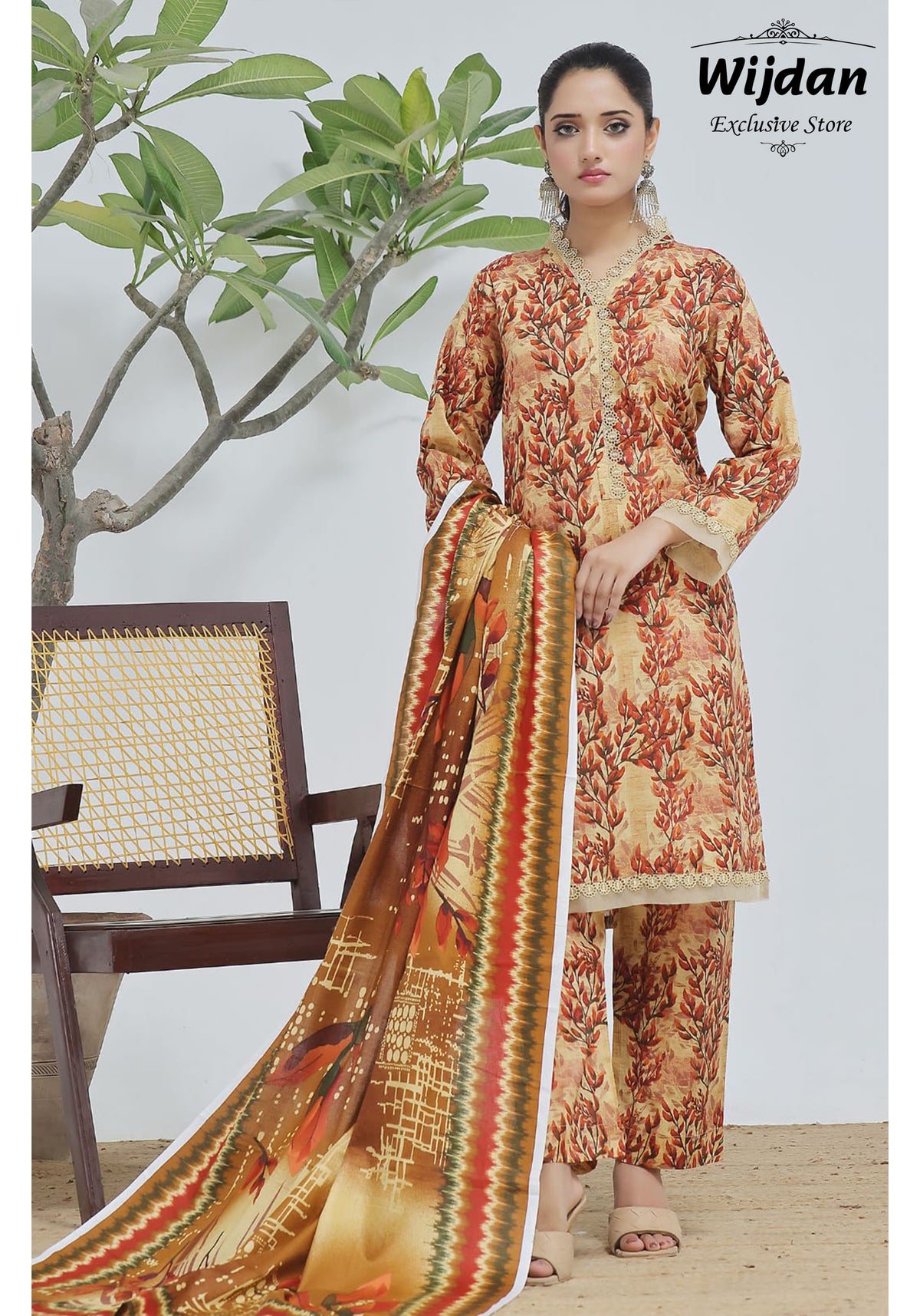 Designer Cotton Lawn 3PC Printed Collection’24 D-28