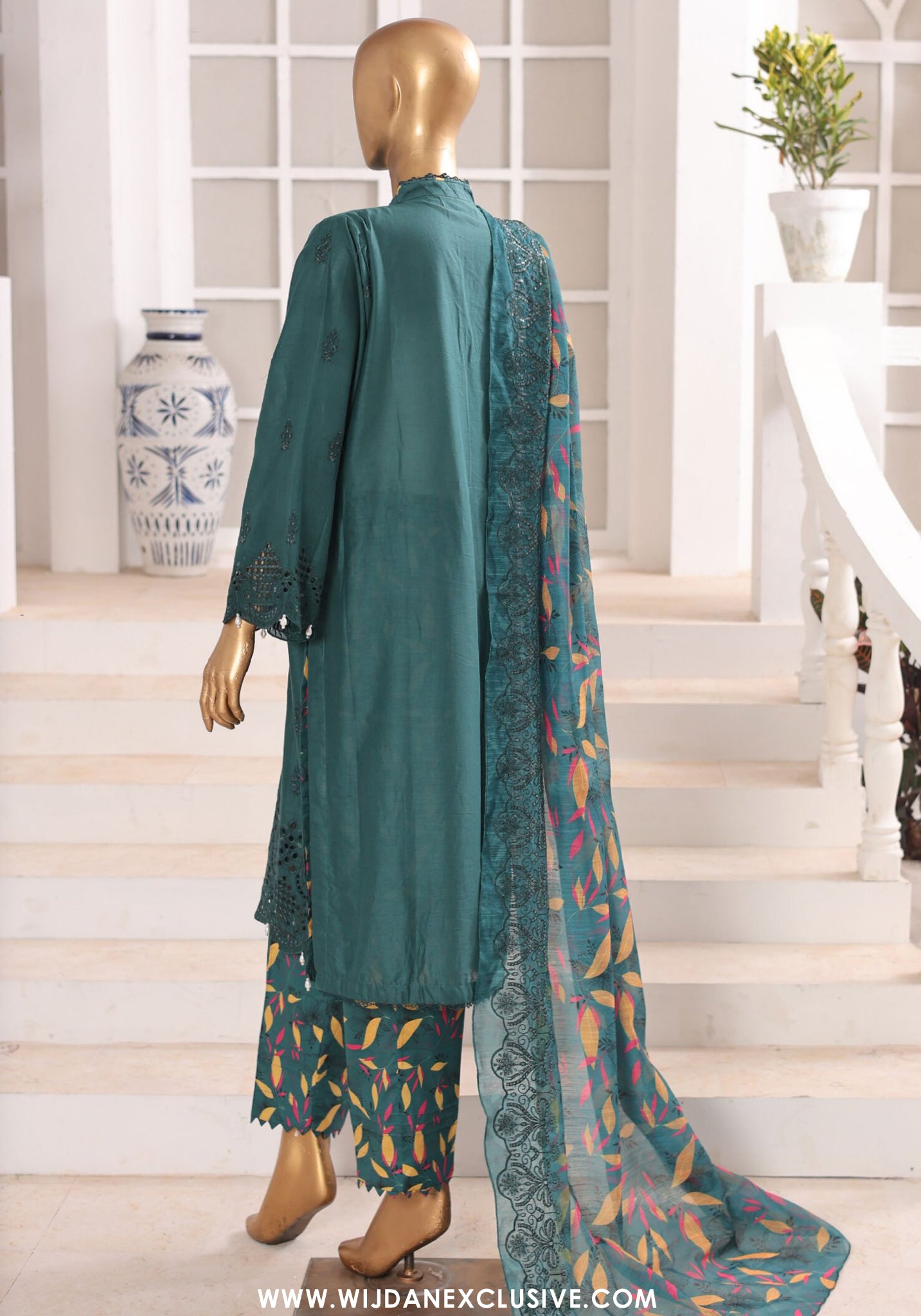 Aifa Dynasty Chikankari Unstitched Luxury Lawn Collection - 2026 (D-02)