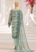 HZ Unstitched Platinum Floral Printed Lawn Collection - 2026 (D-02)